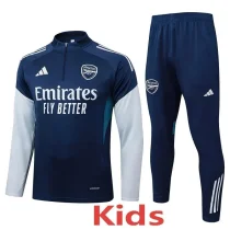 2025-26 ARS Royal blue Kids Half Pull Tracksuit #E25171(童装)(半拉链)