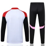 2025-26 ARS White Kids Half Pull Tracksuit #E25186(童装)(半拉链)