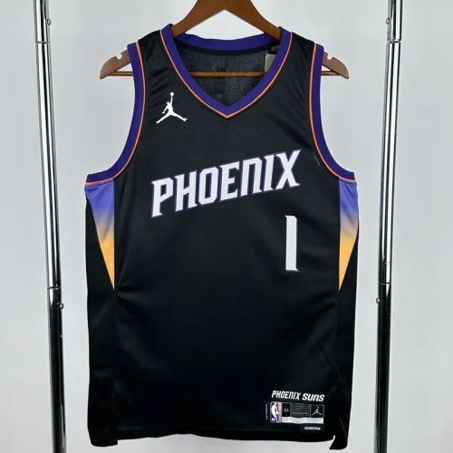 2025-26 SUNS BOOKER #1 Black Top Quality Hot Pressing NBA Jersey