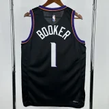 2025-26 SUNS BOOKER #1 Black Top Quality Hot Pressing NBA Jersey