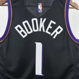 2025-26 SUNS BOOKER #1 Black Top Quality Hot Pressing NBA Jersey