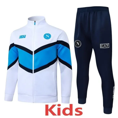 2025-26 Napoli White Kids Jacket Tracksuit #E25190(童装)