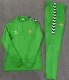 2025-26 Real Betis Green Half Pull Tracksuit (Pants Have Pocket)(半拉链)