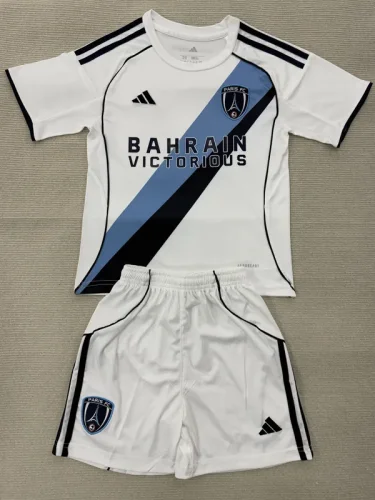 2025-26 Paris FC Away Kids Soccer Jersey