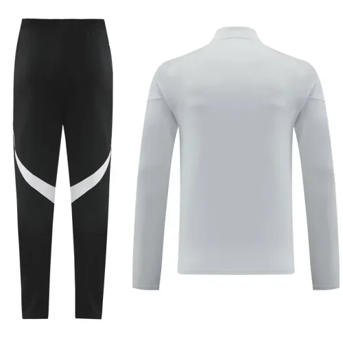 2025 AD Gray Half Pull Tracksuit #AB09 (半拉链)