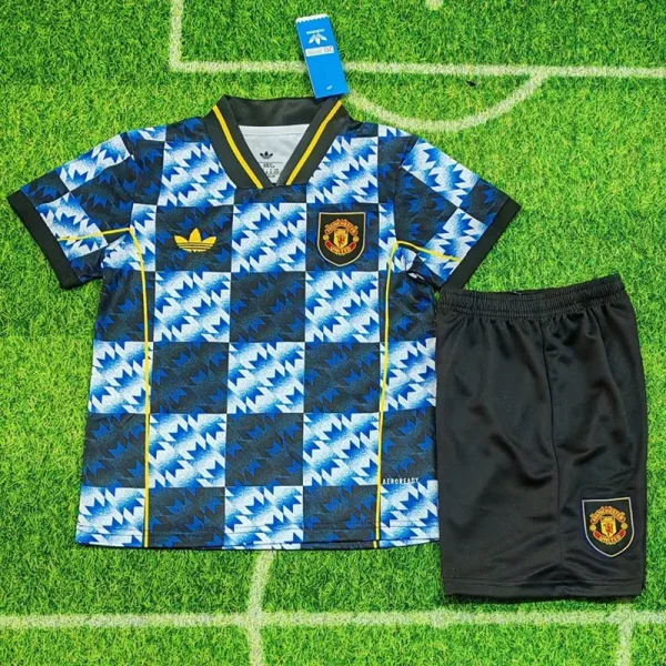2025-26 Man Utd Blue Grey Special Edition Kids Training