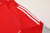2025 AD Red Half Pull Tracksuit #AB09 (半拉链)