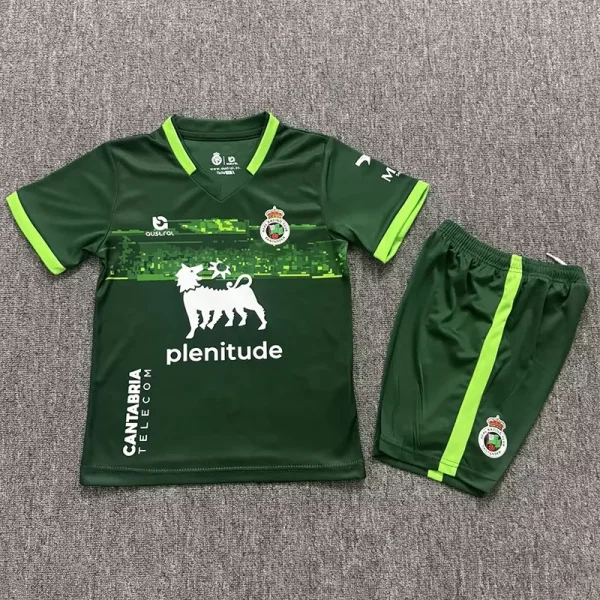 2025-26 Racing de Santander Away Kids Soccer Jersey
