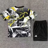 2025-26 RMA White Black Joint Edition Kids Training (漫威)