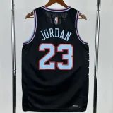 2025-26 BULLS JORDAN #23 Black City Edition Top Quality Hot Pressing NBA Jersey