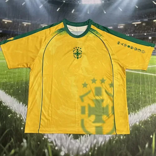 2025-26 Brazil Dinho#10 Yellow Special Edition Training shirts