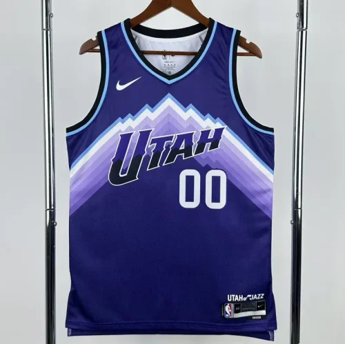 2025-26 JAZZ MARKKANEN #00 Purple Top Quality Hot Pressing NBA Jersey