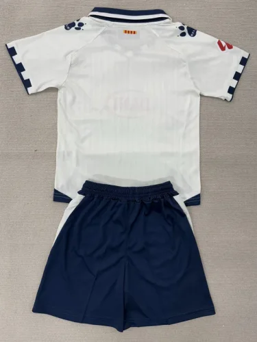 2025-26 Espanyol Away Kids Soccer Jersey