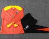 2025-26 Brazil Orange Half Pull Tracksuit #B25119(半拉链)