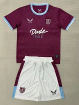 2025-26 Burnley Home Kids Soccer Jersey 2025-26 Burnley Home Kids Soccer Jersey