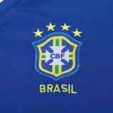 1997 Brazil Away Kids Retro Soccer Jersey