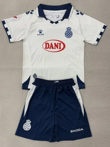 2025-26 Espanyol Away Kids Soccer Jersey