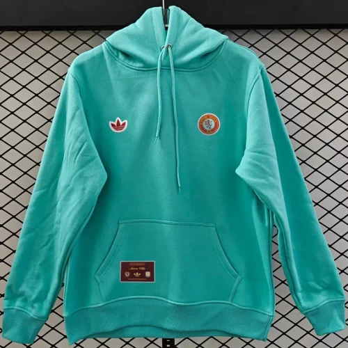 2025-26 Aston Villa Light green Hoody 浅绿色(加绒)