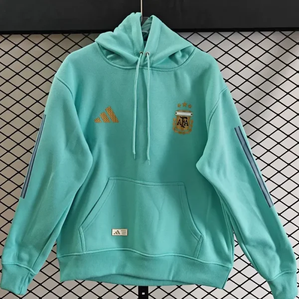 2025-26 Argentina Light green Hoody 浅绿色(加绒)