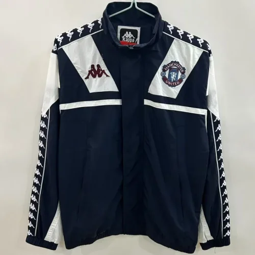 1967 Man Utd Black Retro Windbreaker #刺绣