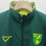 1992 Norwich City Green & Fluorescent green Retro Double Sided Windbreaker (双面风衣)