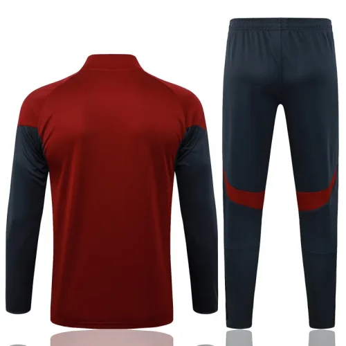 2025-26 ARS Jujube red Half Pull Tracksuit #B25125(半拉链)