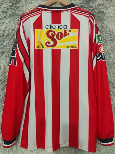 1997-1999 Chivas Home Long Sleeve Retro Soccer Jersey (长袖)