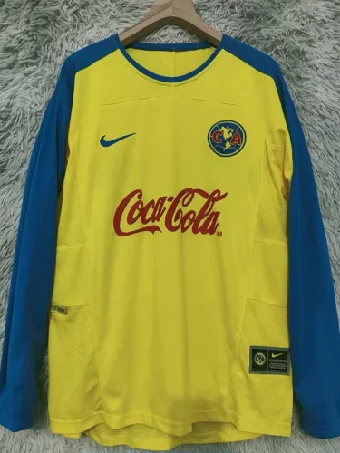 2003-2004 Club America Home Long Sleeve Retro Soccer Jersey (长袖)