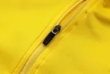 2025-26 Brazil Yellow Half Pull Tracksuit #B25134(半拉链)
