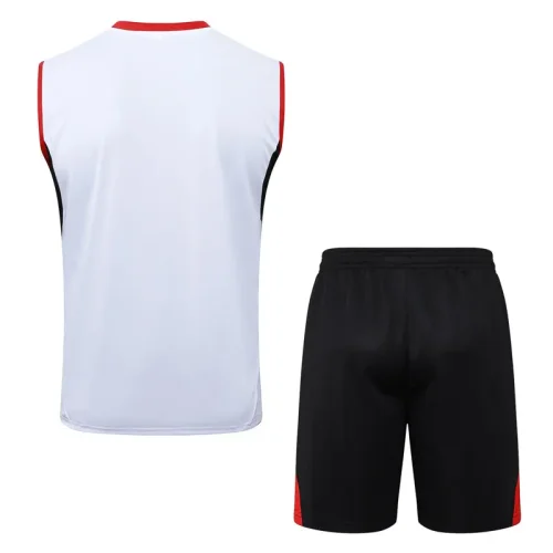 2025-26 ARS White Tank top and shorts suit #D25238