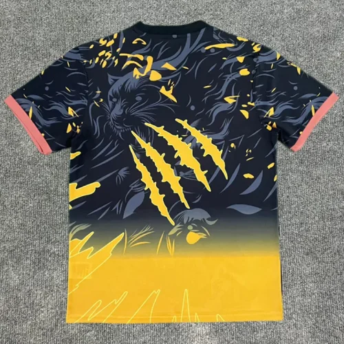 2025-26 Brazil Yellow Special Edition Training shirts (猎豹)