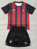 2025-26 Bournemouth Home Kids Soccer Jersey