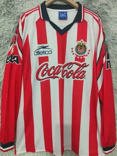1997-1999 Chivas Home Long Sleeve Retro Soccer Jersey (长袖)