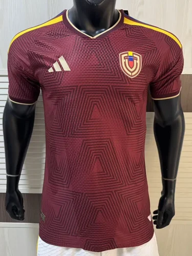 2026-27 Venezuela Home Player Version Soccer Jersey