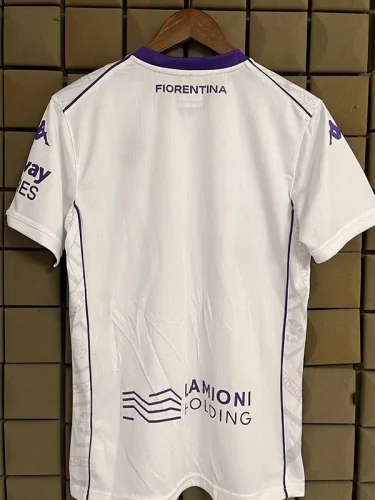 2025-26 Fiorentina Away Fans Soccer Jersey (广告版)