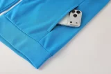 2025-26 Napoli Blue Hoodie Jacket Tracksuit #01