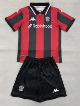 2025-26 OGC Nice Home Kids Soccer Jersey