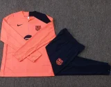 2025-26 BAR Orange Half Pull Tracksuit #B25136(半拉链)