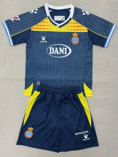 2025-26 Espanyol Third Kids Soccer Jersey