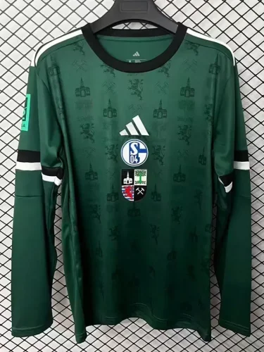 2025-26 Schalke 04 Anniversary Long Sleeve Soccer Jersey (长袖)