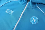 2025-26 Napoli Blue Hoodie Jacket Tracksuit #01