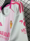 2025-26 Zaragoza Pink Fans Soccer Jersey
