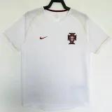 2006 Portugal White Retro Soccer Jersey