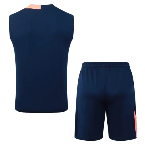 25-26 BAR Royal blue Tank top and shorts suit #D25258