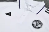 25-26 Man Utd White Polo Tracksuit