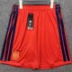 26-27 Spain Home Red Shorts Pants