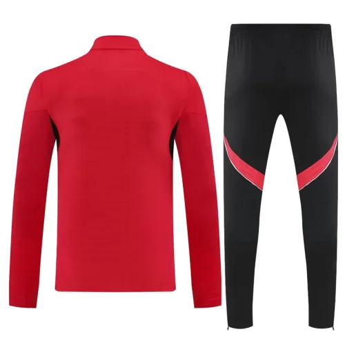 25-26 River Plate Red Half Pull Tracksuit (半拉链)