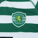 2003-2004 Sporting Lisbon Home Kids Retro Soccer Jersey