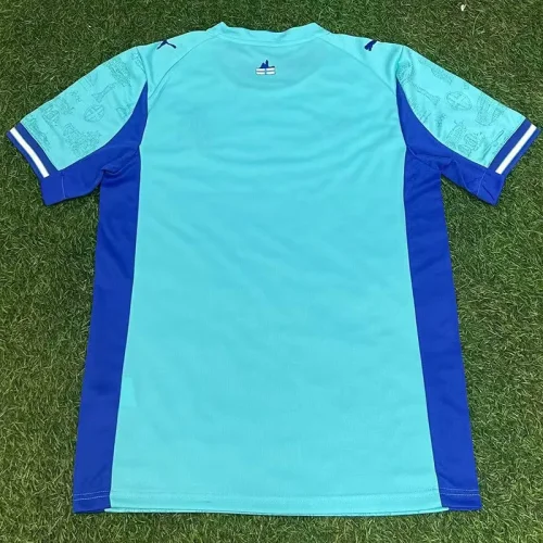 25-26 Marseille Lake blue Goalkeeper Fans Soccer Jersey