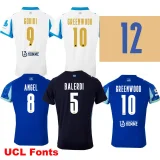 25-26 Marseille Lake blue Goalkeeper Fans Soccer Jersey